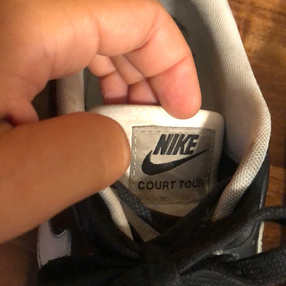 Navy leather Nike Court Tour sneakers - Picture 2 of 8